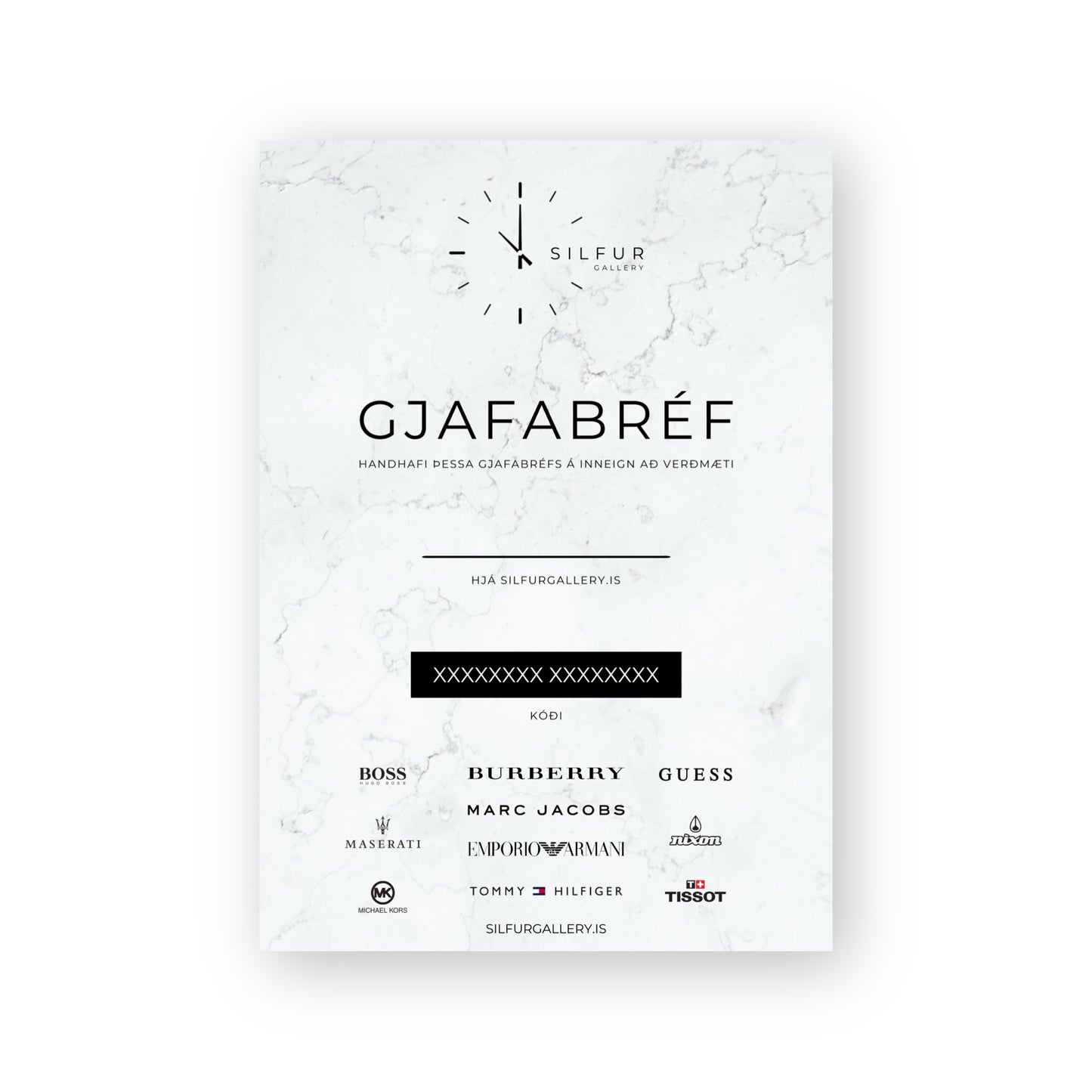 Silfur Gallery | Gjafabréf